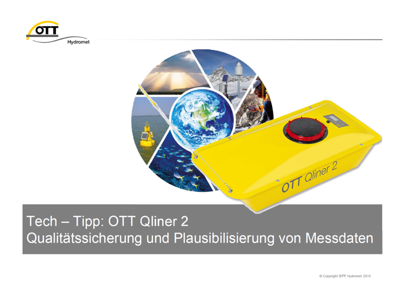 OTT Qliner 2 Qualitätssicherung und Plausibilisierung von Messdaten