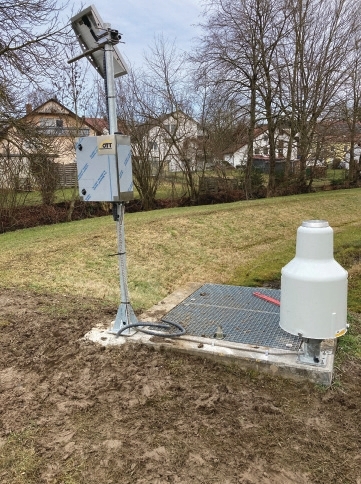 OTT Pluvio precipitation sensor in Koetz Germany