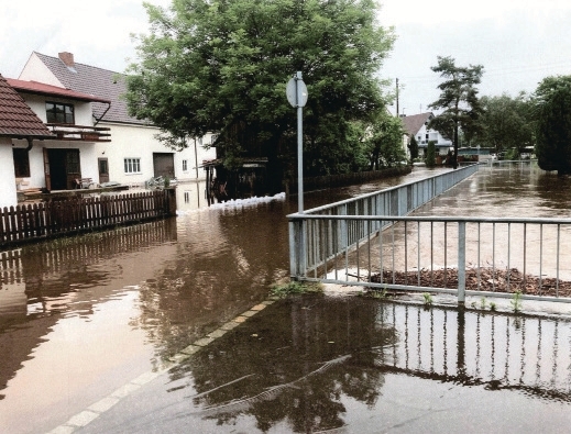 Localized Flood Alerts in Kötz and Bad Homburg, Germany