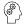 Small icon showing the profile of a person wearing a headset, representing technical support
